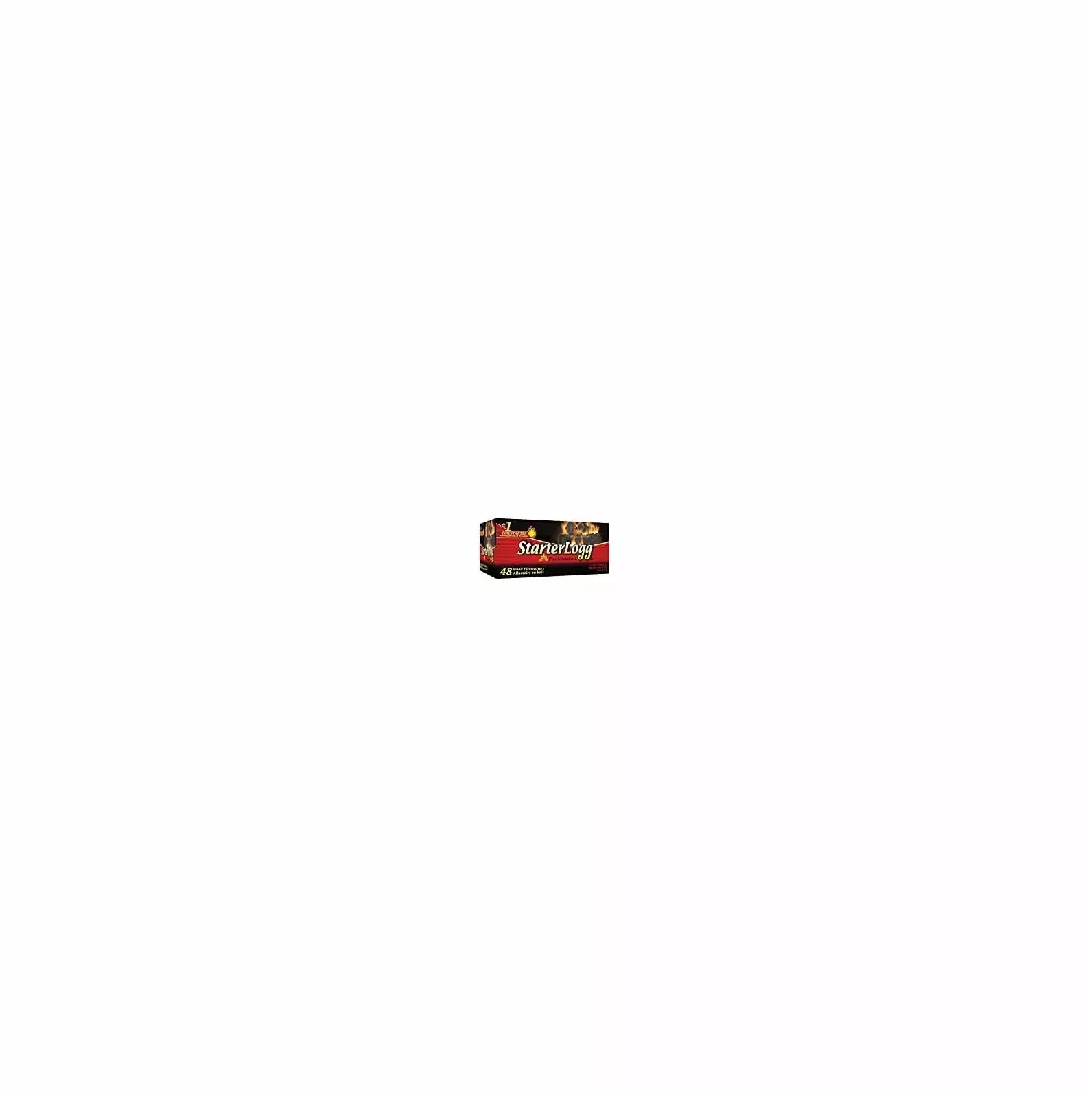 Firelog Division 41525-01002 Fire Starter Starterlogg 12 Packs 4 Fireplaces Lwory