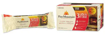 Pine Mountain Traditional 3-Hour Firelogs 6-Pack Fireplaces
