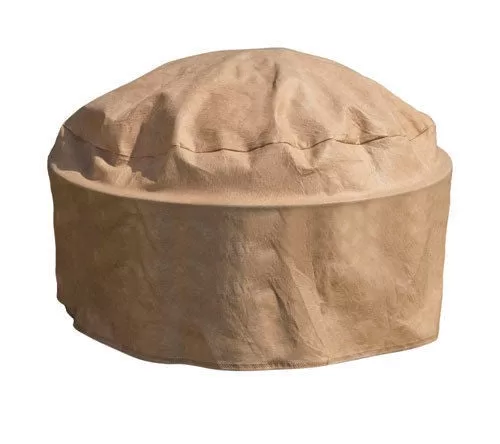 Budge P9A25SF1-N Round or Square Firepit Cover 39 x 15 Inch Weatherproof