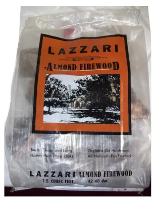 Lazzari Almond Firewood 1.5 Cubic Feet