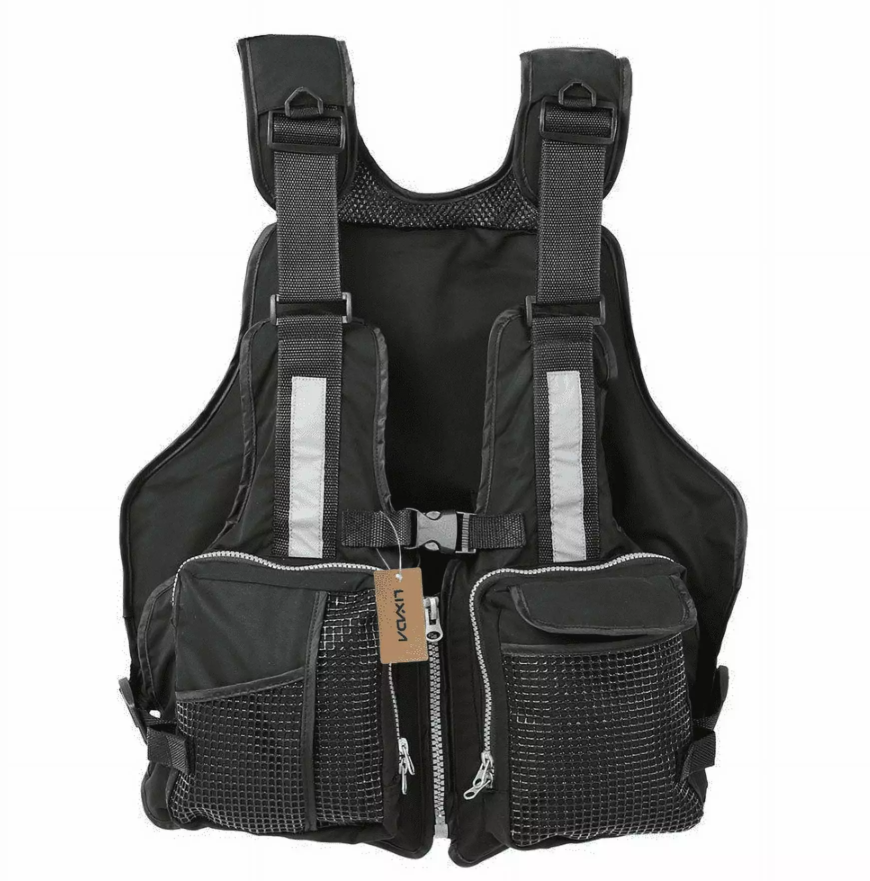 Fly Fishing Vest Safety Life Jacket Swimming Sailing Kayak Multifunction Breathable