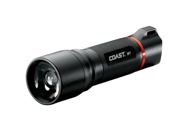Coast HP7 650 Lumen Black LED Flashlight AAA Battery