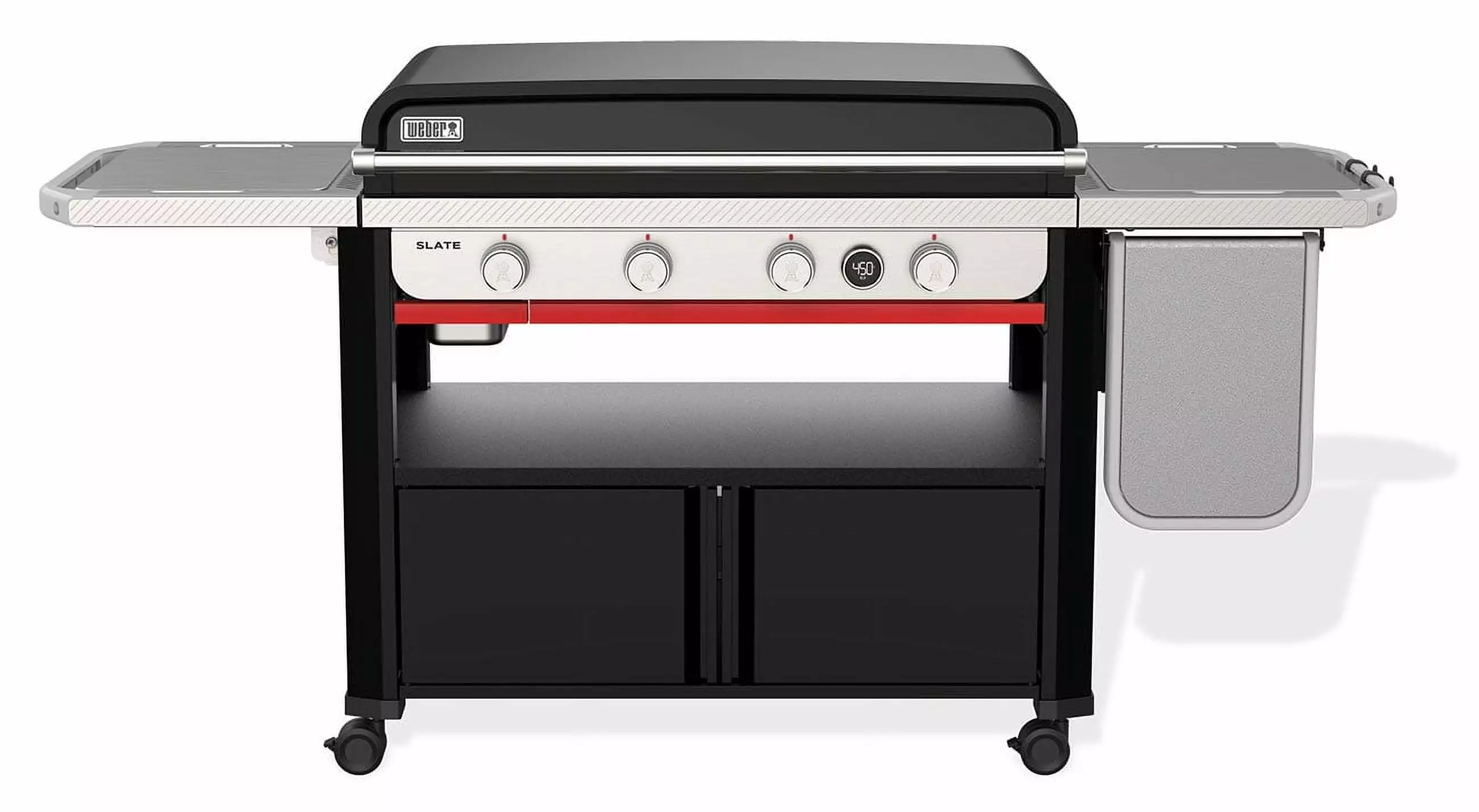 Weber-Stephen Products 36in Rust-Resistant Griddle Black - Durable Outdoor Flat Top Grill BBQ