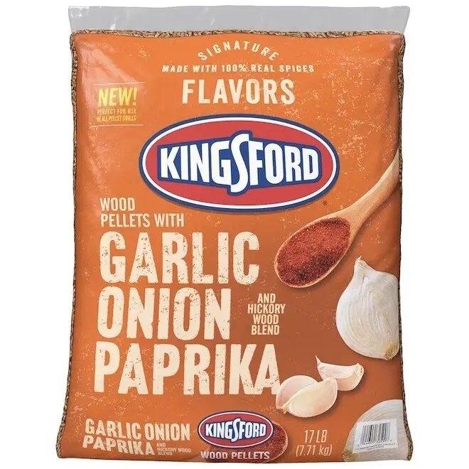 Kingsford Garlic Onion Paprika Hickory Wood Pellets 17 lb Smoking Pellets