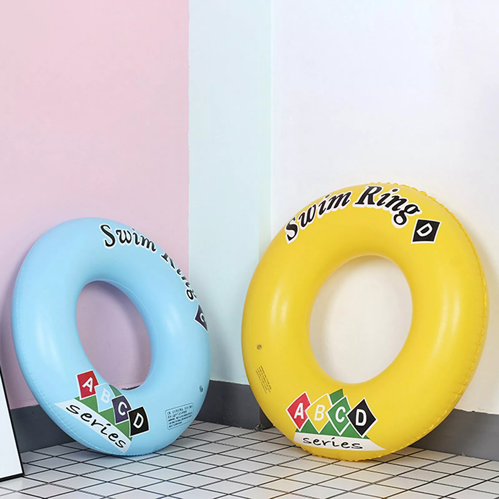 1pc Swimming Rings Beach Inflatable Float Circle Water Fun Seat Float Rings