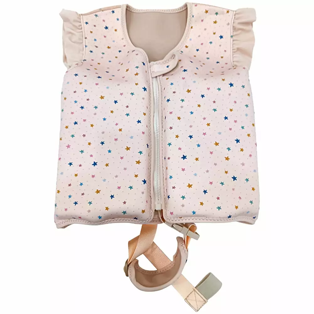 SUNHUFA Kids Swim Vest Unisex Children Swimming Aid Buoyancy Life Jacket Star 1pc
