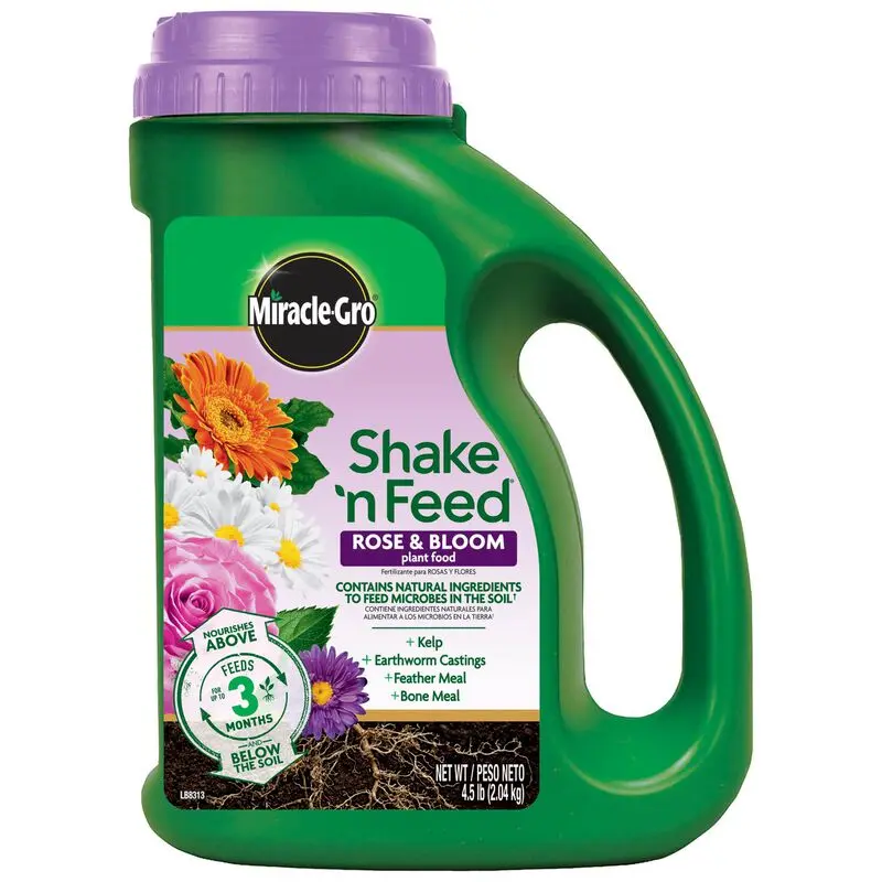 Miracle-Gro Shake 'N Feed Rose & Bloom Plant Food 4.5 Lb. Miracle Gro