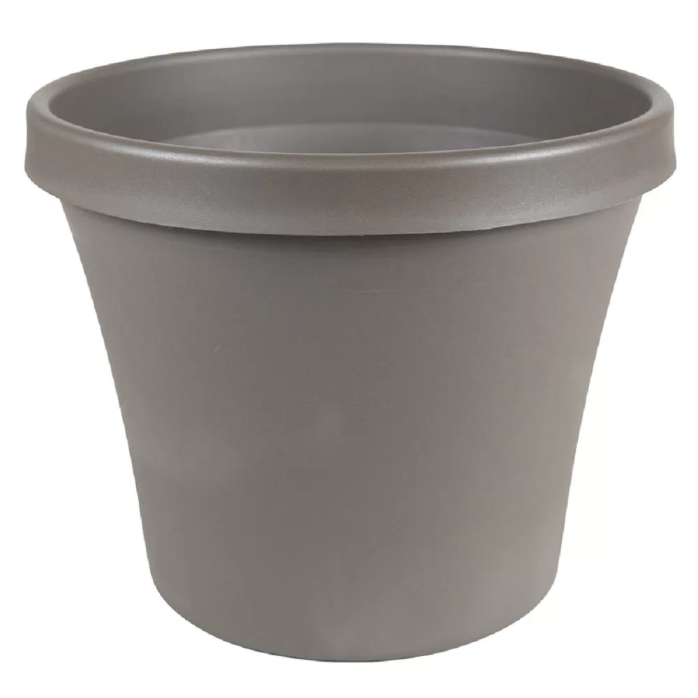 Bloem TR10908 Terrapot Planter Resin Charcoal 10.6 x 8.5 Inch Plants