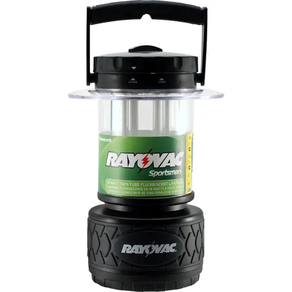 Rayovac SP8D Sportsman Area Lantern Twin 9W Fluorescent U8 Tubes 300 Lumens