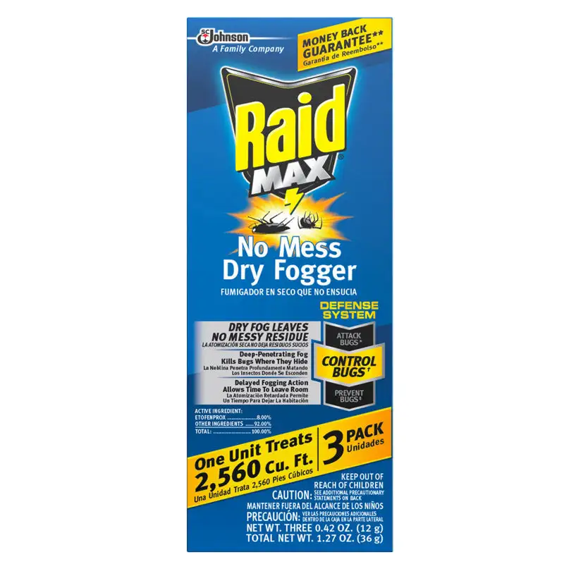 Raid Fogger 1.27 oz Insect Killer Pack 6 Indoor Pest Control