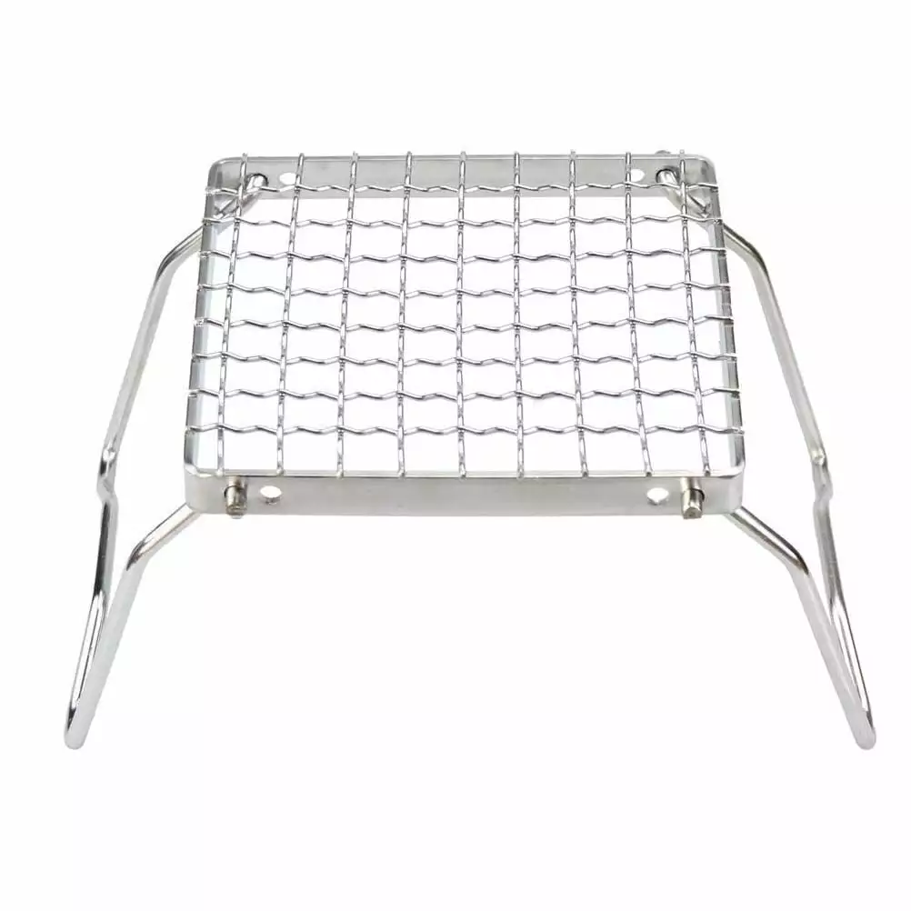 Kelingqi Folding Campfire Grill Stainless Steel Outdoor Barbecue Grill Camping
