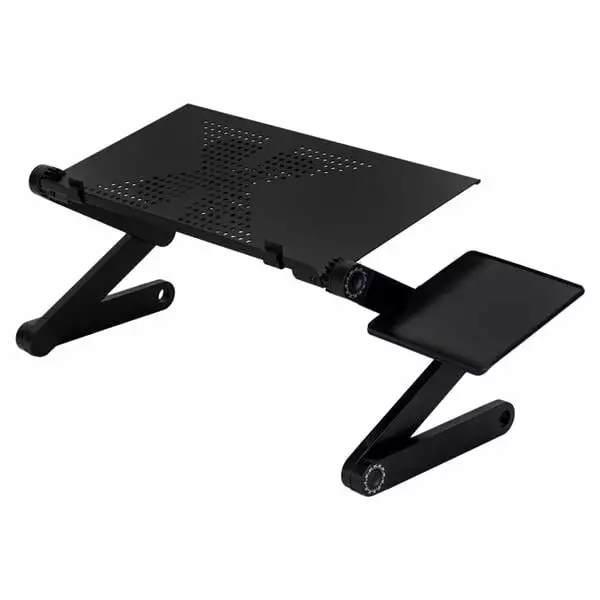 360-Degree Rotation Multifunctional Portable Folding Table Fan and Mouse Black Fantadool