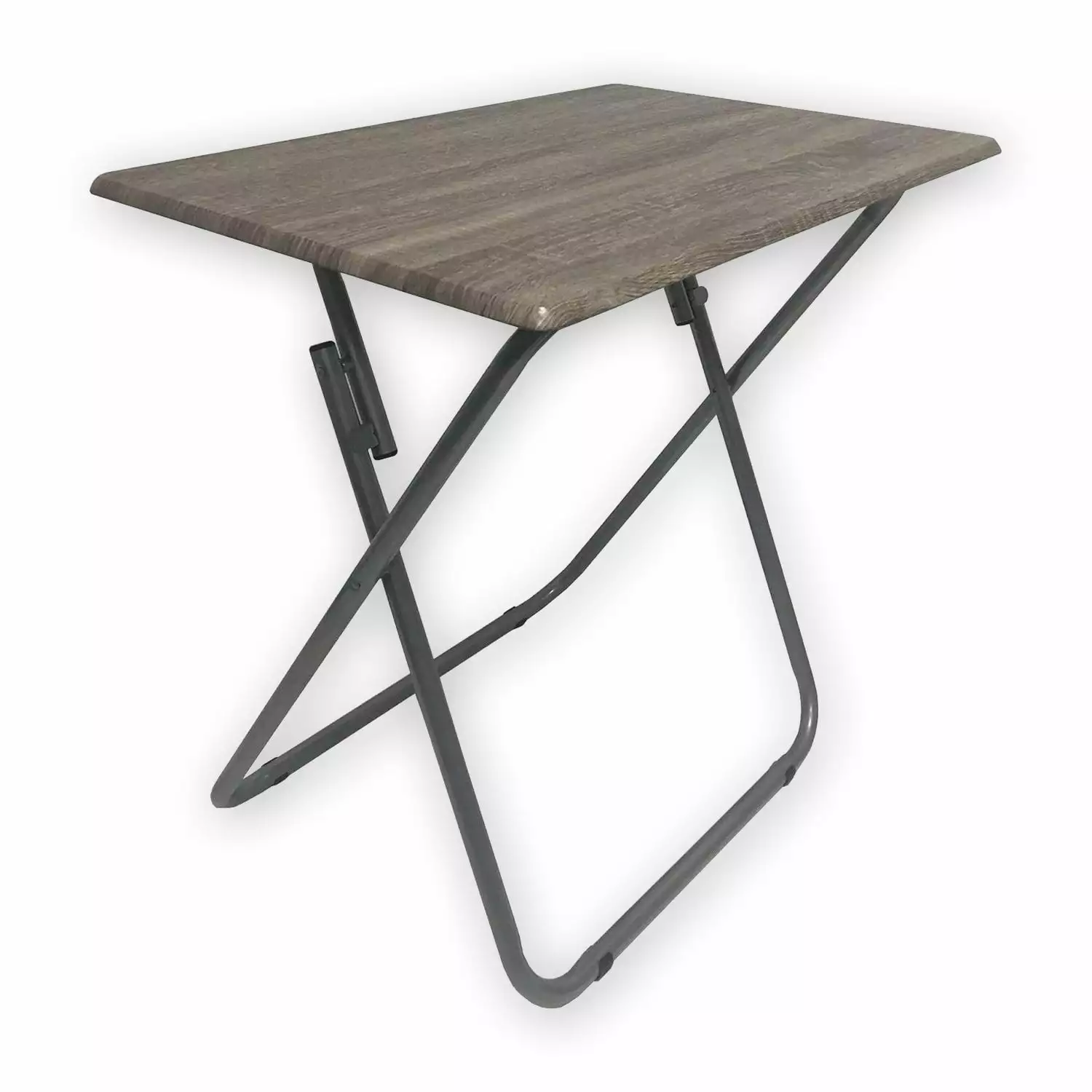 ITY International Jumbo Folding Table 29x20x28.3 Inches MDF Taupe Gray Home Office