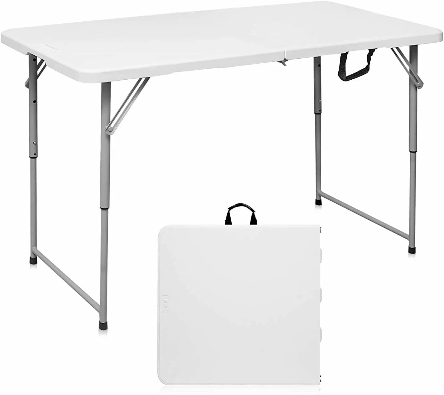 4 Foot Portable Plastic Folding Table Indoor Outdoor BBQ Picnic Party Camping NOBRAND