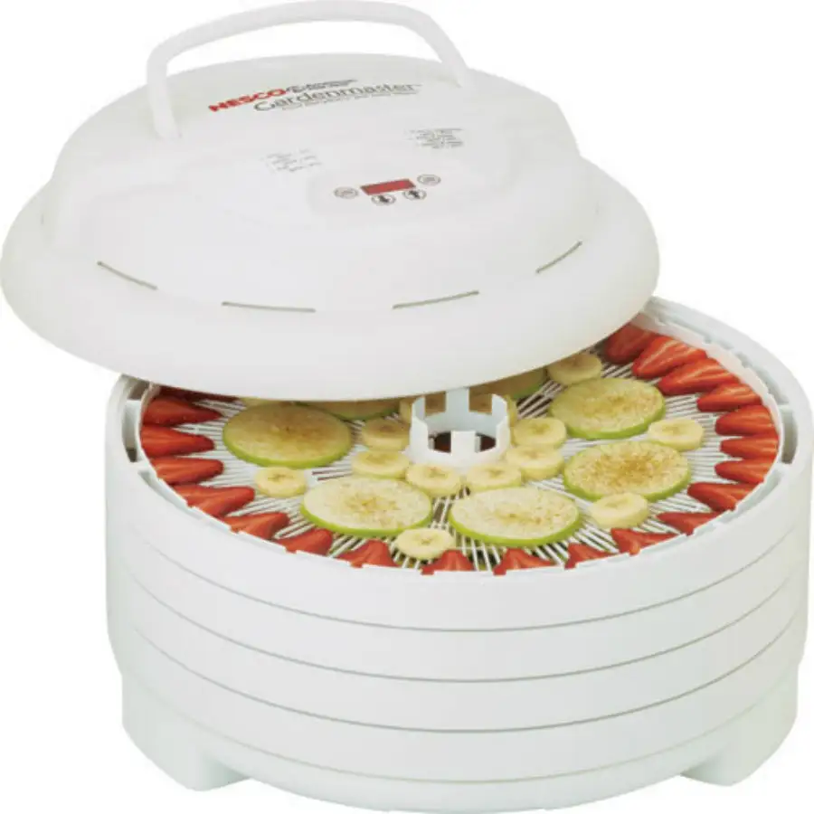 Nesco FD-1040 Gardenmaster Digital Pro Food Dehydrator 1000 Watts Large Batch Drying
