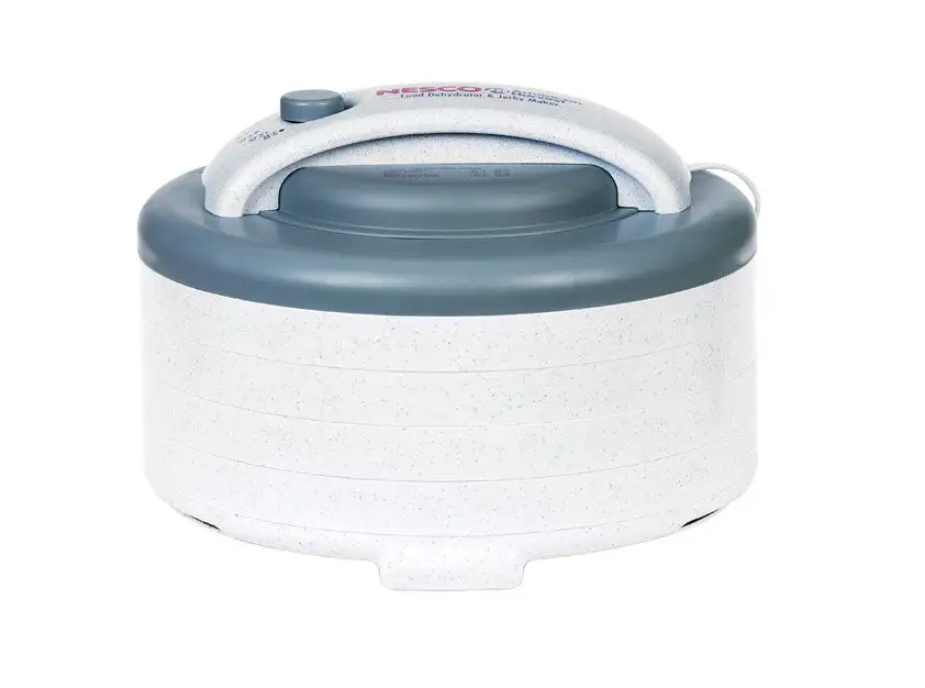 Nesco FD-61 Snackmaster Encore Food Dehydrator 500 watts Gray & White Healthy Snacks