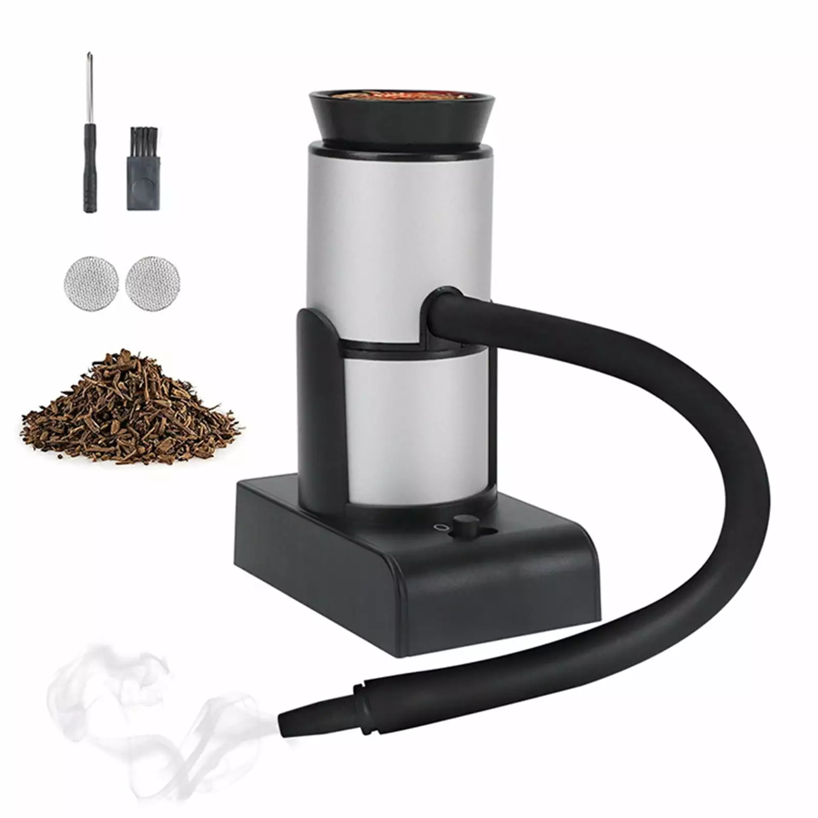 AOMXGD Smoker Kit Torch and 4 Flavors Wood Chips Indoor Cooking Whiskey Steak Salmon Cheese