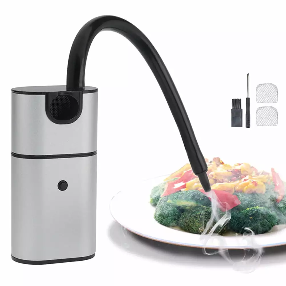 Travel-friendly Smoking Machine Barbecue Cold Food Smoker Cheeses Salmon Sausage Meat Cocktail Hexiang Packaging Co.. Lt