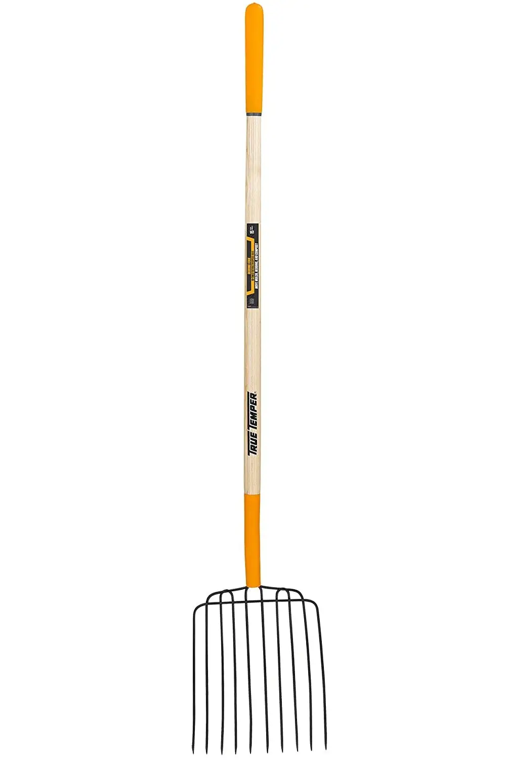 True Temper 2812400 10 Tine Manure Fork Heavy Duty Garden Tool