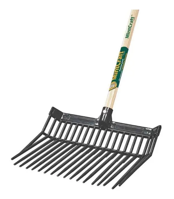 Landscapers Select 34622 Bedding Fork Polycarbonate Tine 54 Inch Gardening
