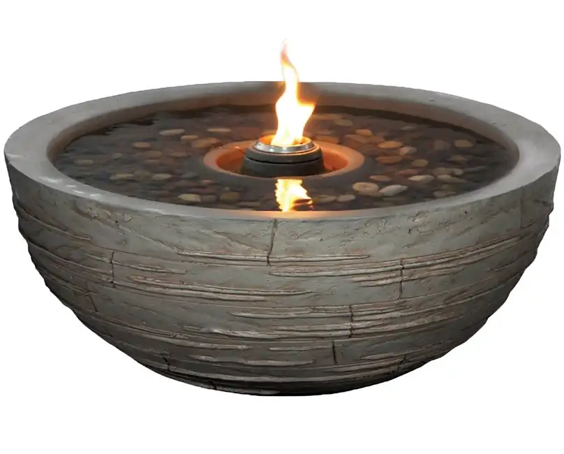 Bond Y95689 Fire Fountain Polyresin Outdoor Water Feature and Decor