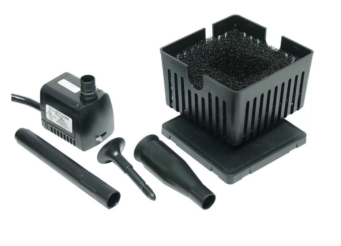 Beckett 7093110 Container Water Garden Fountain Decorative Outdoor Water Features