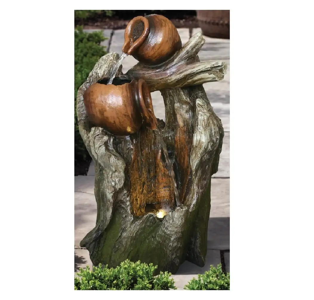 Seasonal Trends Y95888 Tree Garden Pot Sierra Fountain Outdoor Water Feature