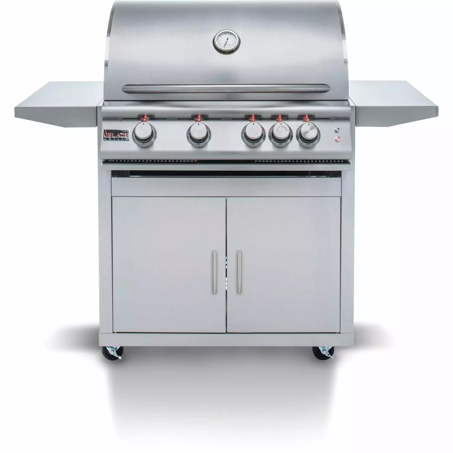 Blaze Luxury LTE Marine Grade 32-Inch 4-Burner Propane Grill w/ Rear Infrared Burner & Grill Lights
