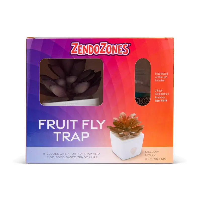 JT Eaton ZendoZones Fruit Fly Trap 1 box Pack 6 Kitchen and Indoor Pest Control