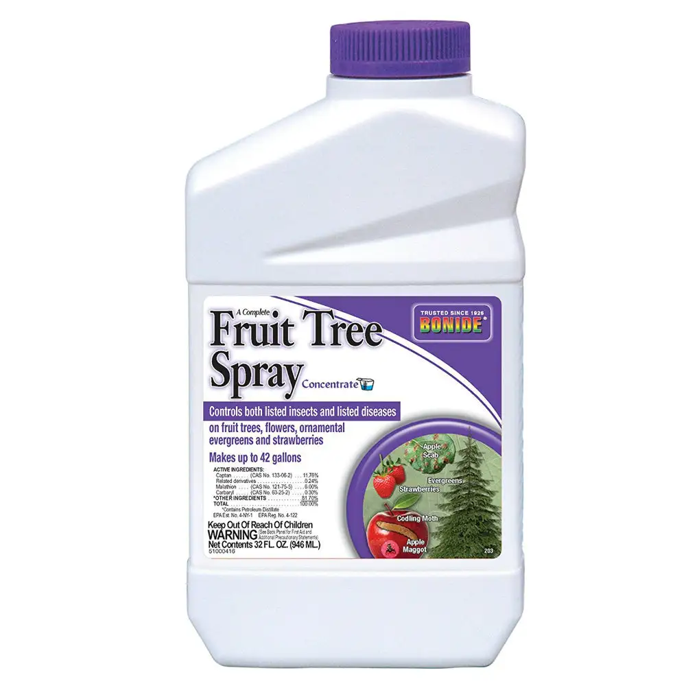 Bonide 203 Liquid Concentrate Fruit Tree Spray 1 Qt Pest and Disease Control