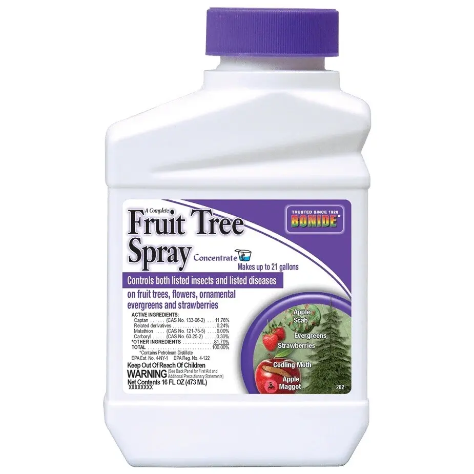 Bonide Fruit Tree Spray Concentrate 32 oz - Disease and Pest Control Fruit Trees