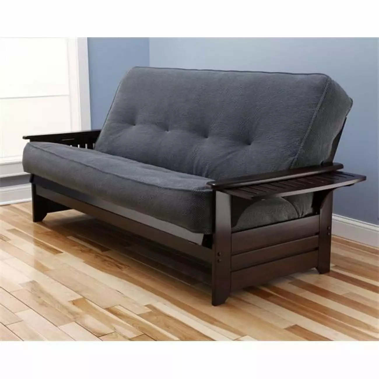 Kodiak Phoenix Frame Marmont Thunder Mattress Blue - Modern Comfort Futons Litezall
