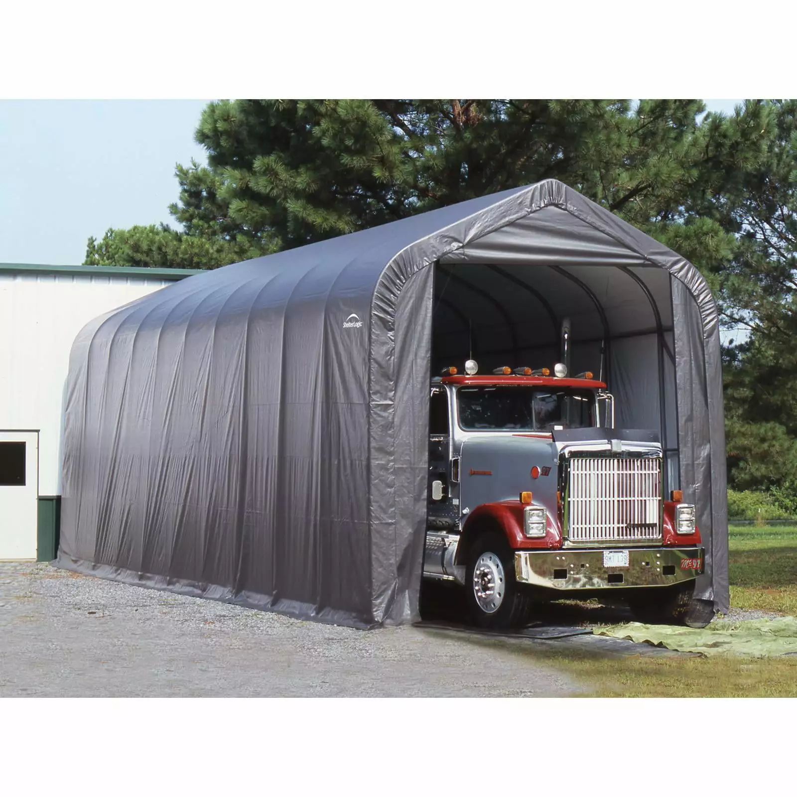 ShelterLogic 15x20x12 Peak Frame Garage Shelter Vehicle Protection