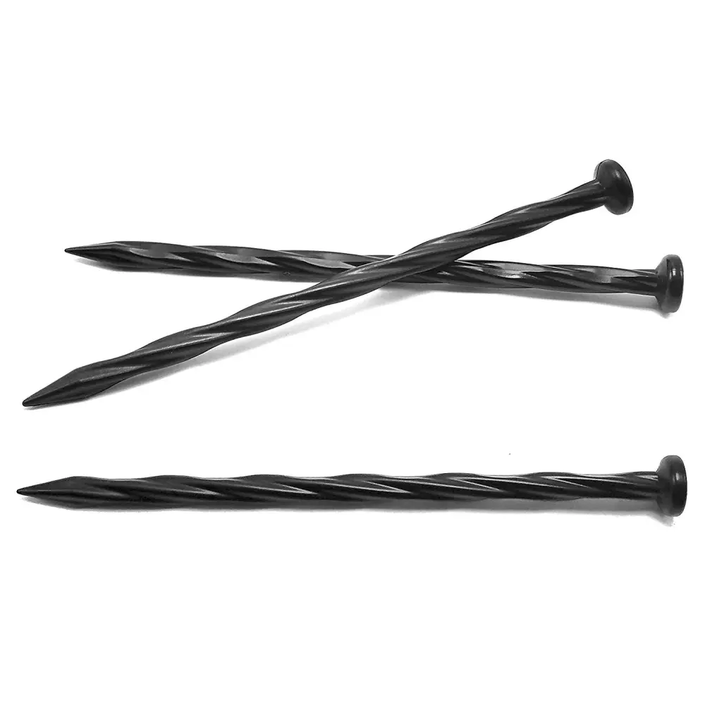 8- Plastic Landscape Edging Anchoring Stakes, Spikes