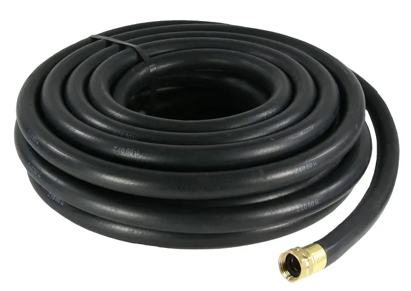 Abbott Rubber 1112-0750-50 Water Hose Assembly, 50 ft L, Female x Male, Tpr, Black