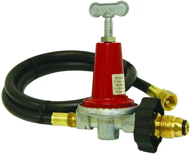 Bayou Classic 5HPR-40 Regulator and LPG Hose, 3/8 Connection, 48 L Hose