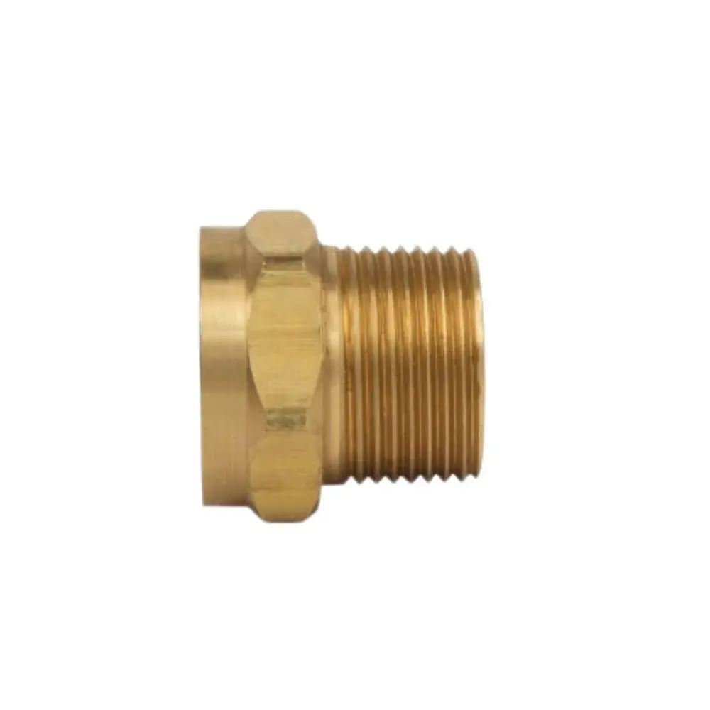 HU21-12-12X BrassCraft 3/4" MIP X 3/4" Female Garden Hose Adapter- Warm alloy