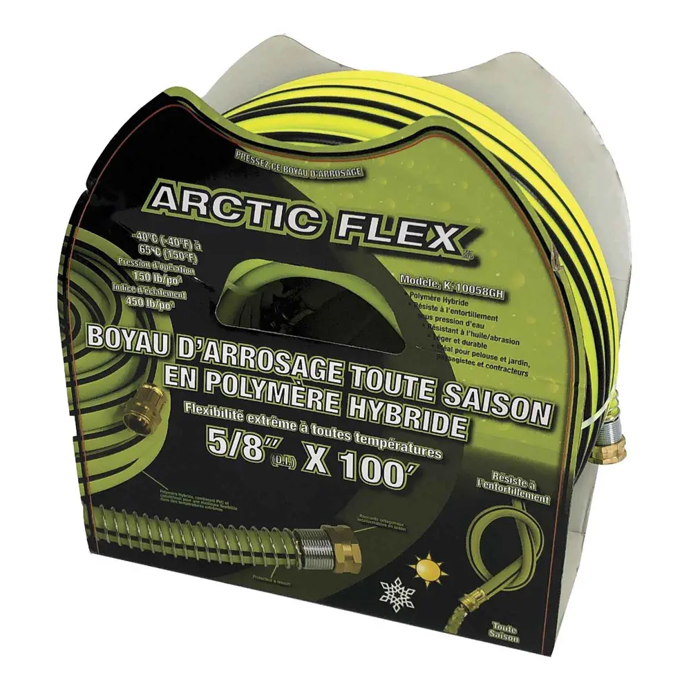 Premium Hybrid Polymer Garden Hose, 5/8'' x 100'