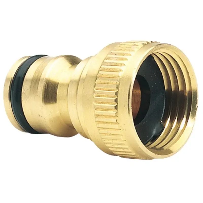 Weather-Resistant Draper GWB1/H Warm alloy Garden Hose Tap Connector, 1/2"