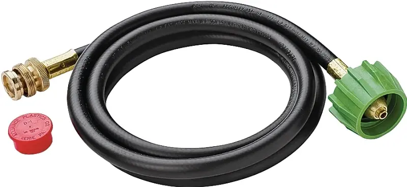 Weber 6501 Adapter Hose, Brass/Rubber/Stainless Metal, 72 L