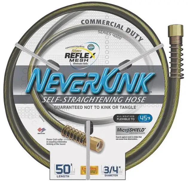 Gilmour 60058050G Flexogen Pro Hose 5/8 Inch x 50 Feet 550 Psi