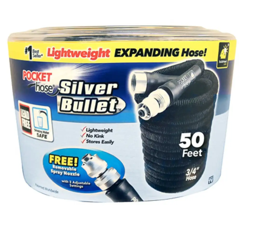 Pocket Hose 13397-12 As Seen On TV Expanding Garden Hose 50 Feet Long