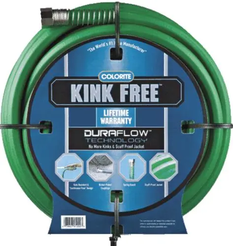 Swan SN7958100 Kink Free Heavy-Duty Garden Hose 100 Feet Green 5/8 Inch