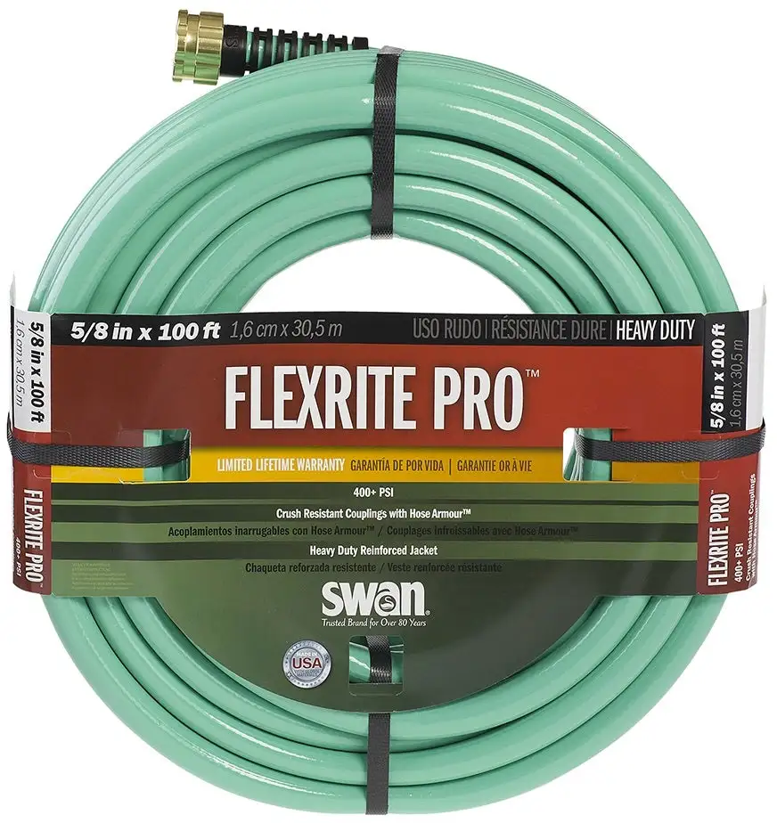 Swan SNCG58100 Contractor Garden Hose 5/8 Inch x 100 Feet