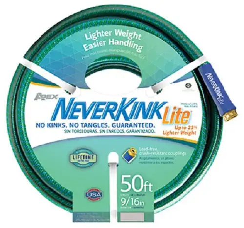 Teknor Apex 6600-50 Neverkink Lite 50ft Light Green Garden Hose