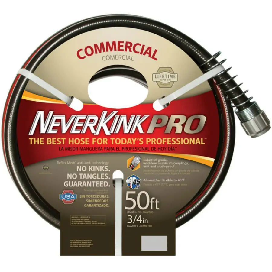 Teknor Apex 9844-50 Neverkink Pro 50ft Commercial Duty Garden Hose