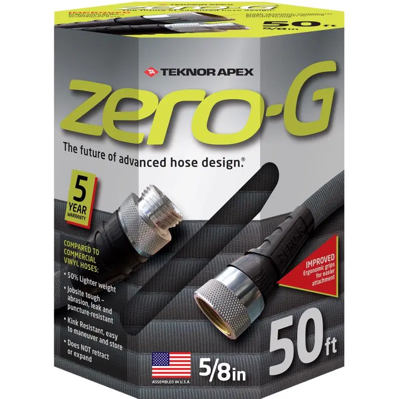 Teknor Apex Zero-G 5/8 . x 50 ft. Heavy Duty Commercial Grade Garden Hose
