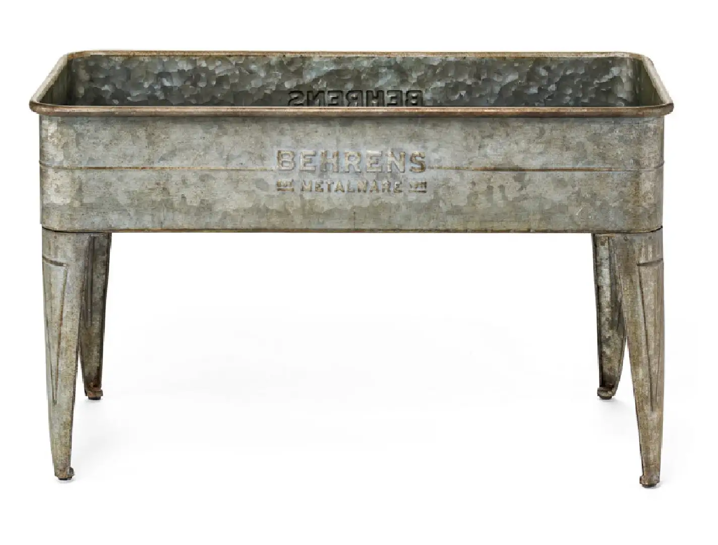 Behrens Rustic Legged Garden Planter Steel M19GP2