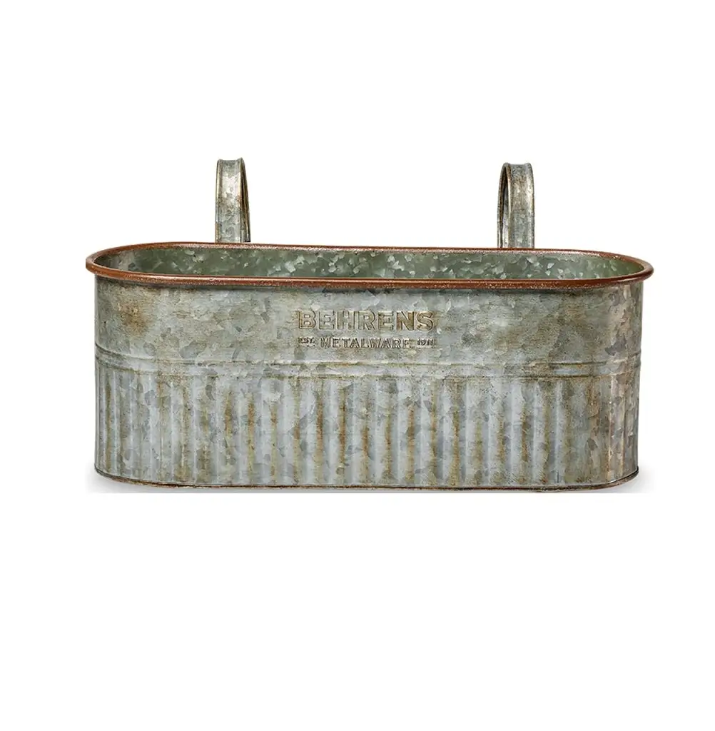 Behrens Steel Garden Planter 16 Inches M19HP1