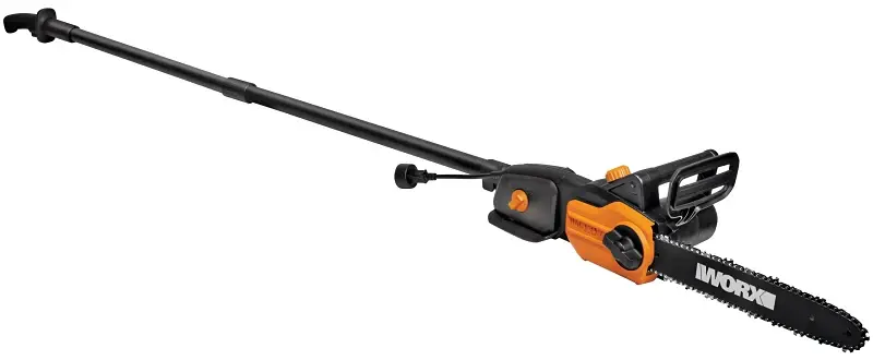 Worx WG309 Pole Saw, 120 V, Spinning Handle